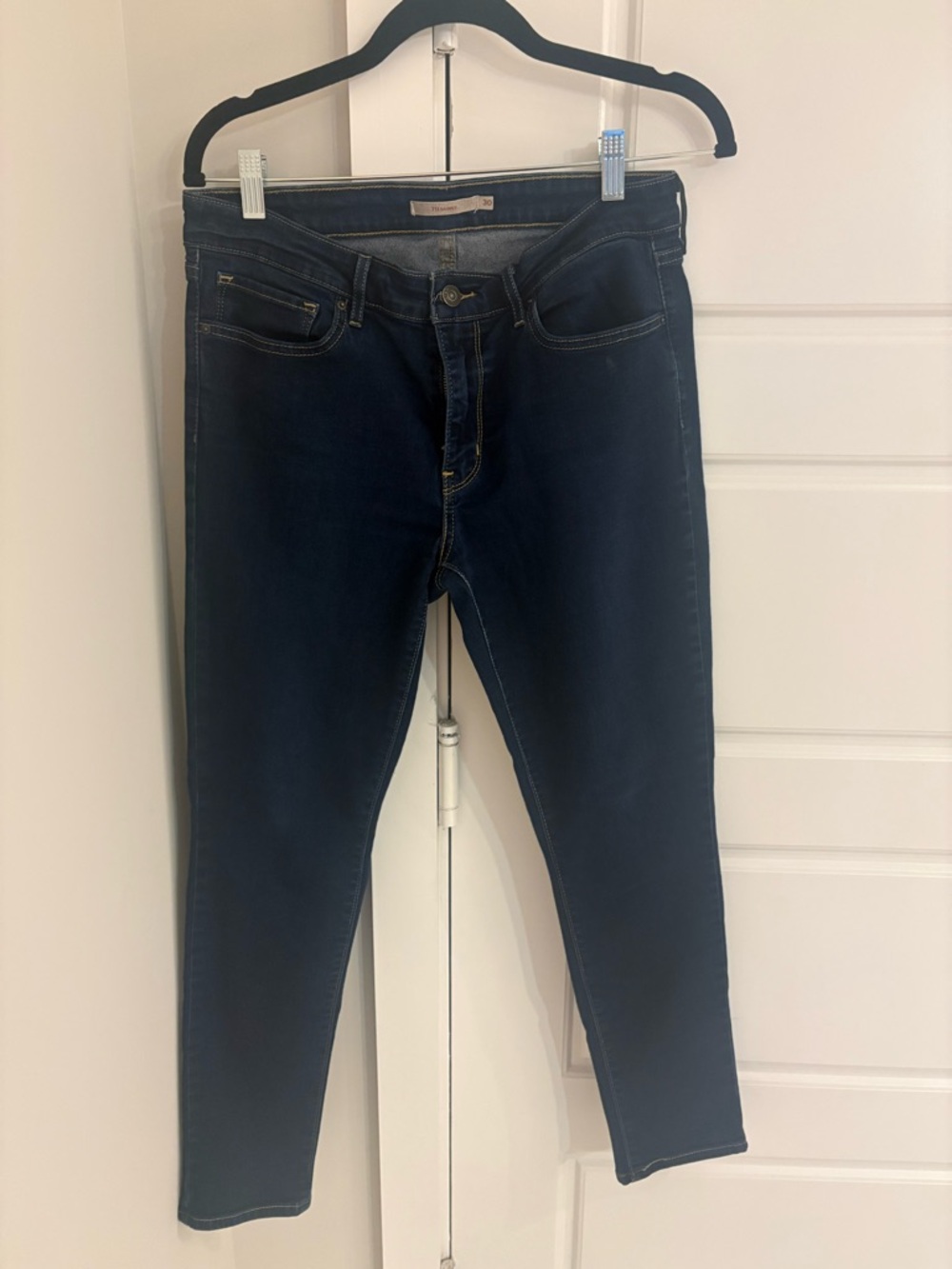 Levi's 711 Skinny Jeans - Dark Indigo Blue